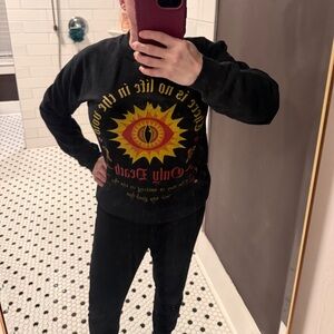 Black Graphic Sweatshirt Brand New